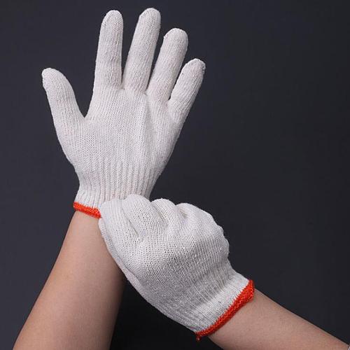 供应 棉纱手套男女通用工作手套白色纱线手套劳保用品手套劳保.